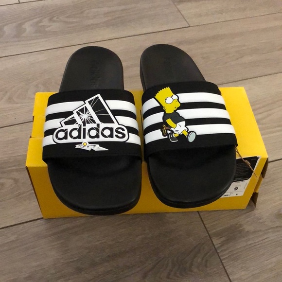 Adidas X The Simpsons Slides - Picture 1 of 5